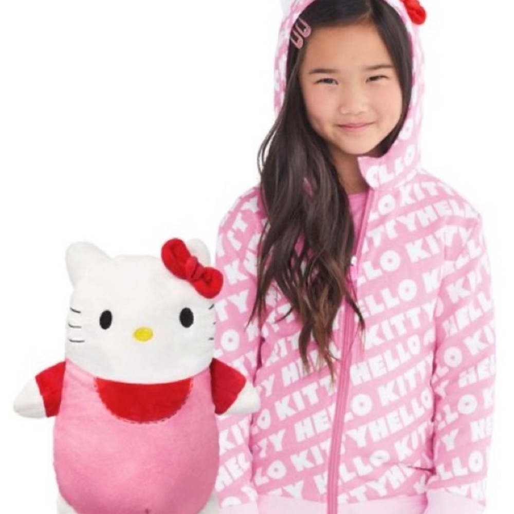 CUBCOATS Hello Kitty Zip Up Hoodie